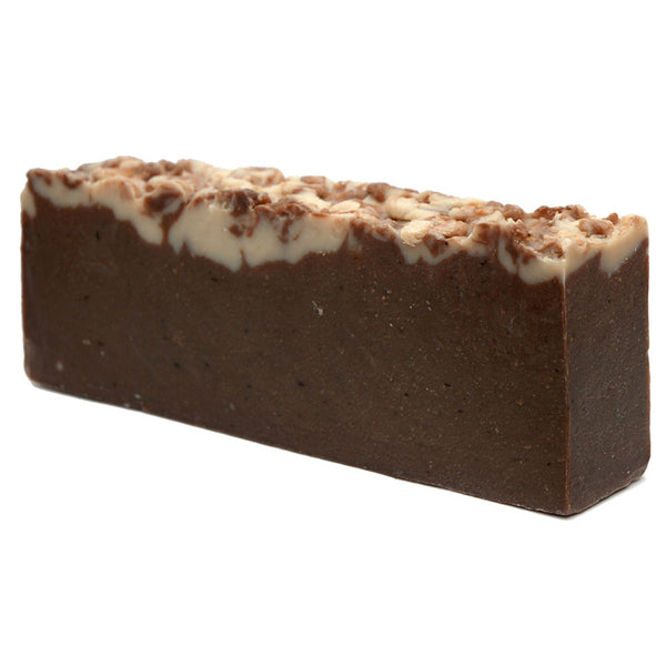 Chocolate Olive Oil Artisan Soap Slice