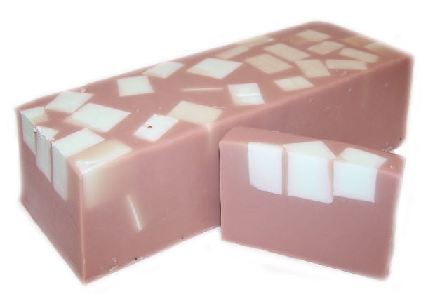 Mint Choc Chunks Soap Slice, approx 100gr