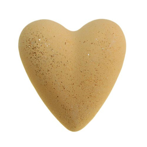 Christmas Day Bath Heart - Yellow