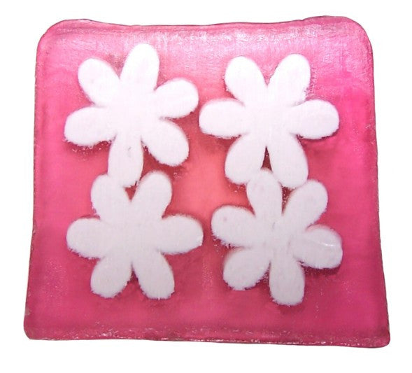 Flower Power Soap - 115g Slice (dewberry)